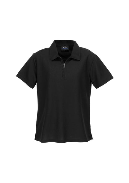 Micro Womens Waffle Short Sleeve Polo P3325