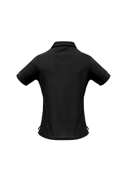Micro Womens Waffle Short Sleeve Polo P3325