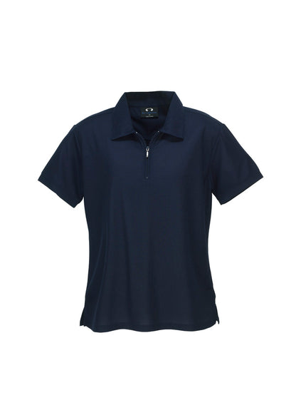 Micro Womens Waffle Short Sleeve Polo P3325
