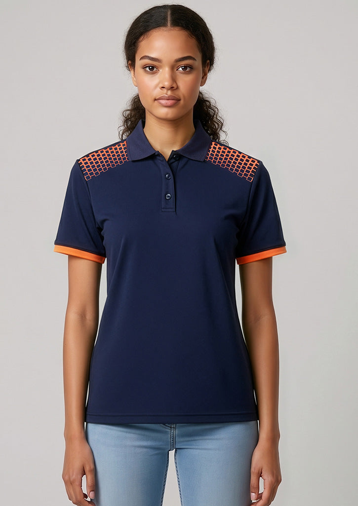 Galaxy Womens Short Sleeve Polo P900LS