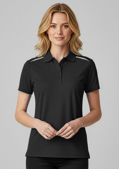 Sonar Womens Short Sleeve Polo P901LS