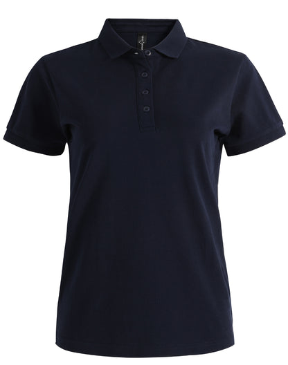 PS72 Ladies Ultrafine Cotton Pique Short Sleeve Polo