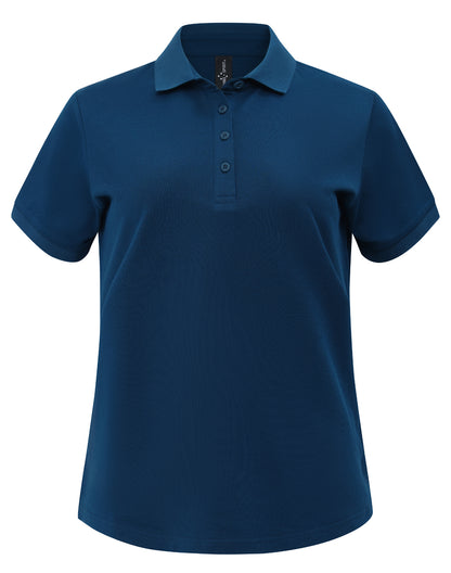 PS72 Ladies Ultrafine Cotton Pique Short Sleeve Polo