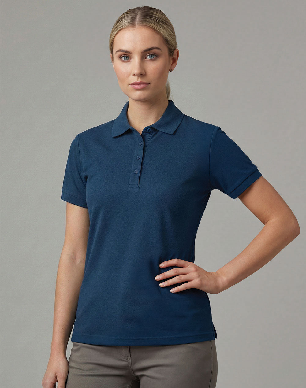 PS72 Ladies Ultrafine Cotton Pique Short Sleeve Polo