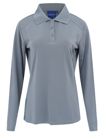 PS90 LUCKY BAMBOO LONG SLEEVE POLO Ladies
