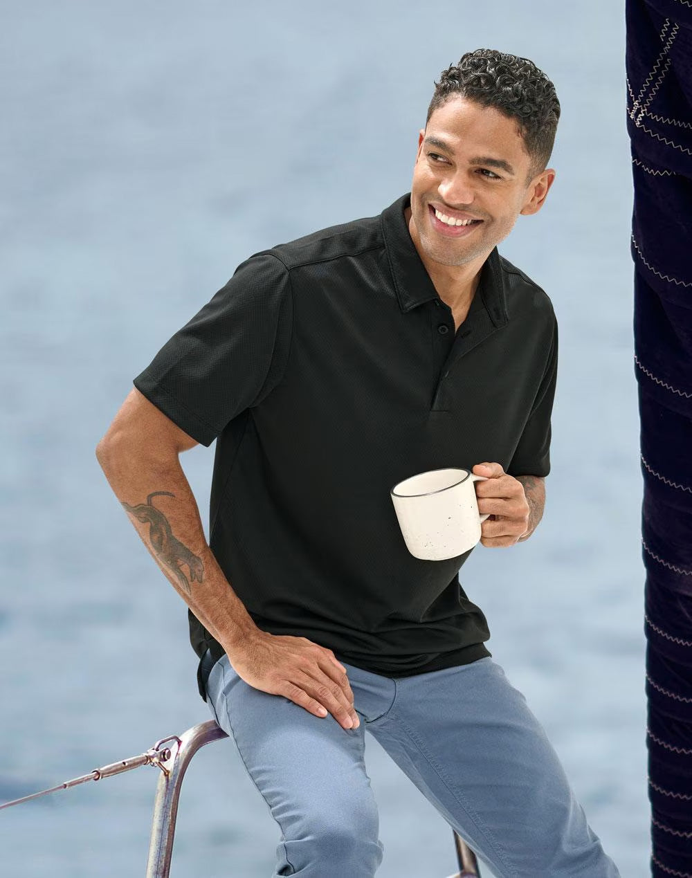 PS95 SUSTAINABLE JACQUARD KNIT POLO Men's