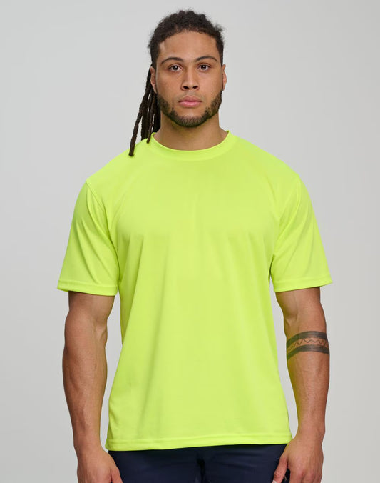 SW39 HI-VIS MINI WAFFLE SAFETY TEE-Unisex
