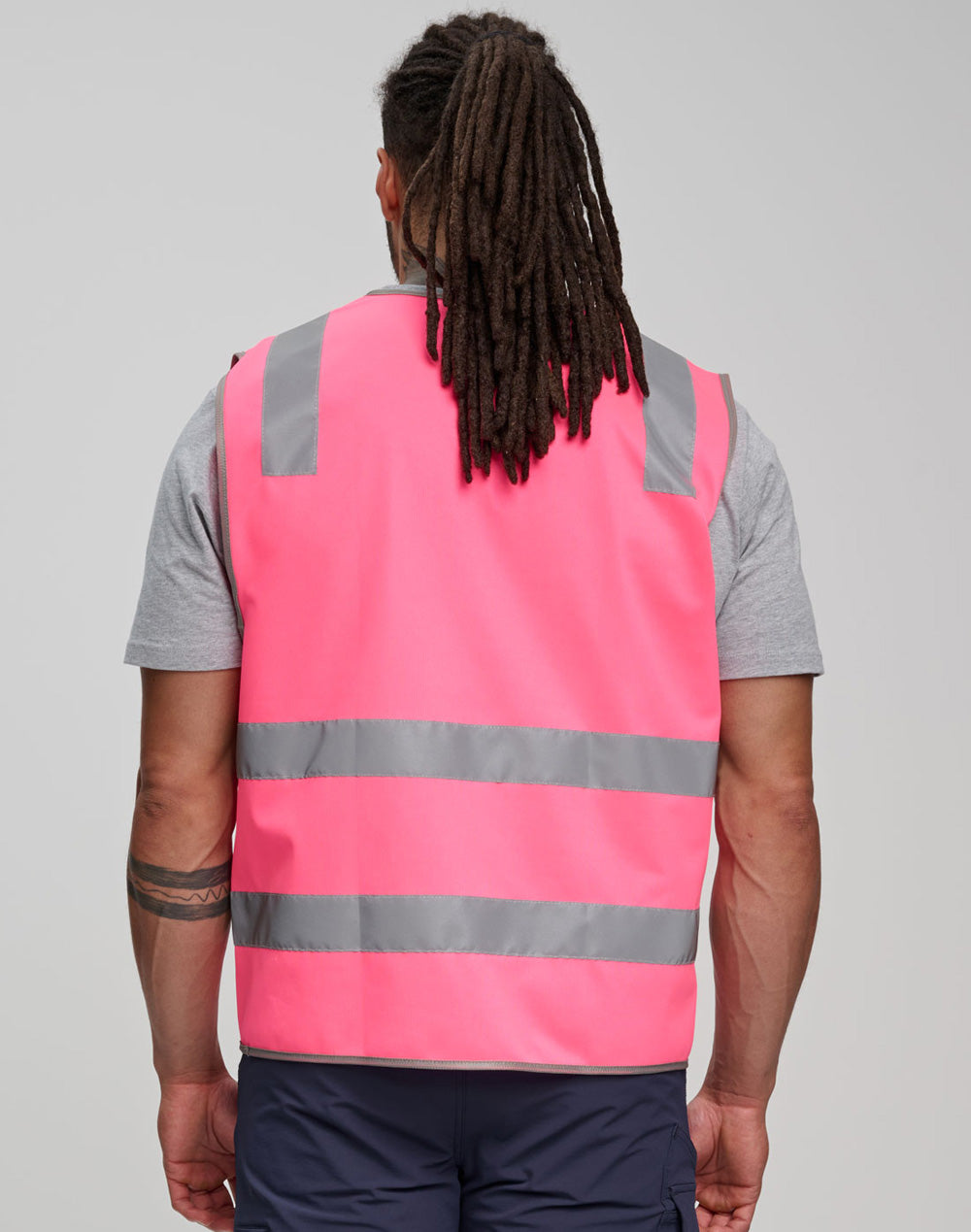 SW43 safety vest with shoulder tapes