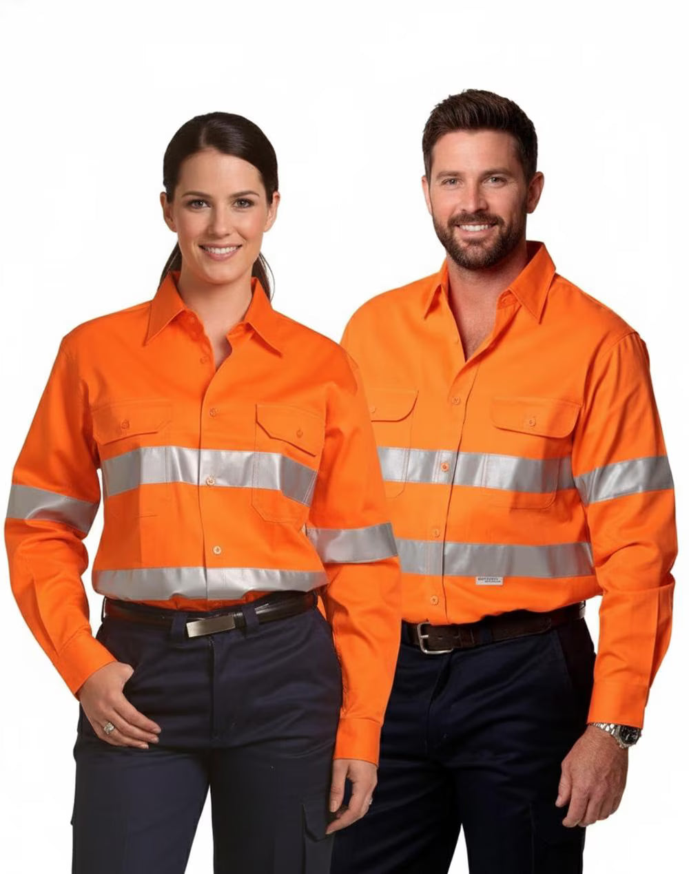 SW52 COTTON DRILL SAFETY SHIRT - Unisex
