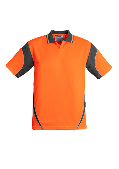 Mens Hi Vis Aztec Short Sleeve Polo ZH248