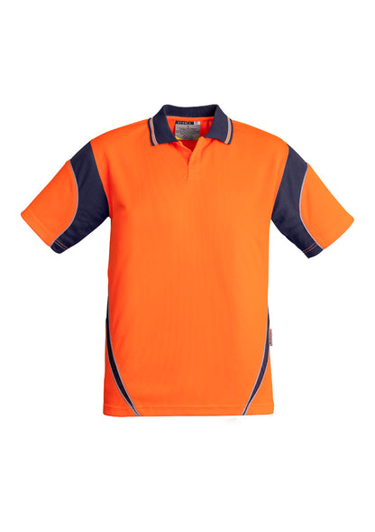Mens Hi Vis Aztec Short Sleeve Polo ZH248
