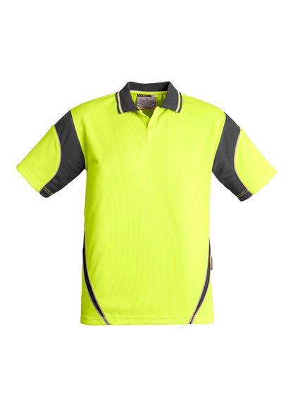 Mens Hi Vis Aztec Short Sleeve Polo ZH248