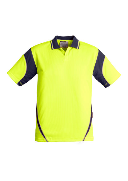 Mens Hi Vis Aztec Short Sleeve Polo ZH248