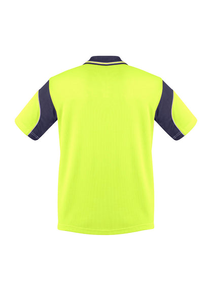 Mens Hi Vis Aztec Short Sleeve Polo ZH248