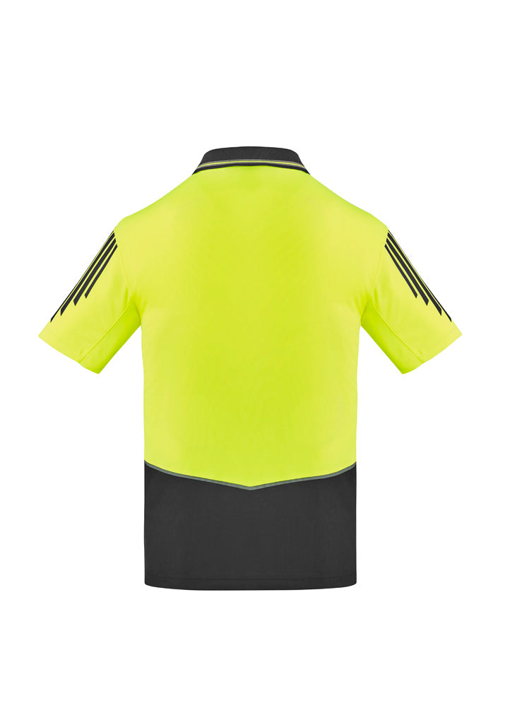 Mens Hi Vis Flux Short Sleeve Polo ZH315