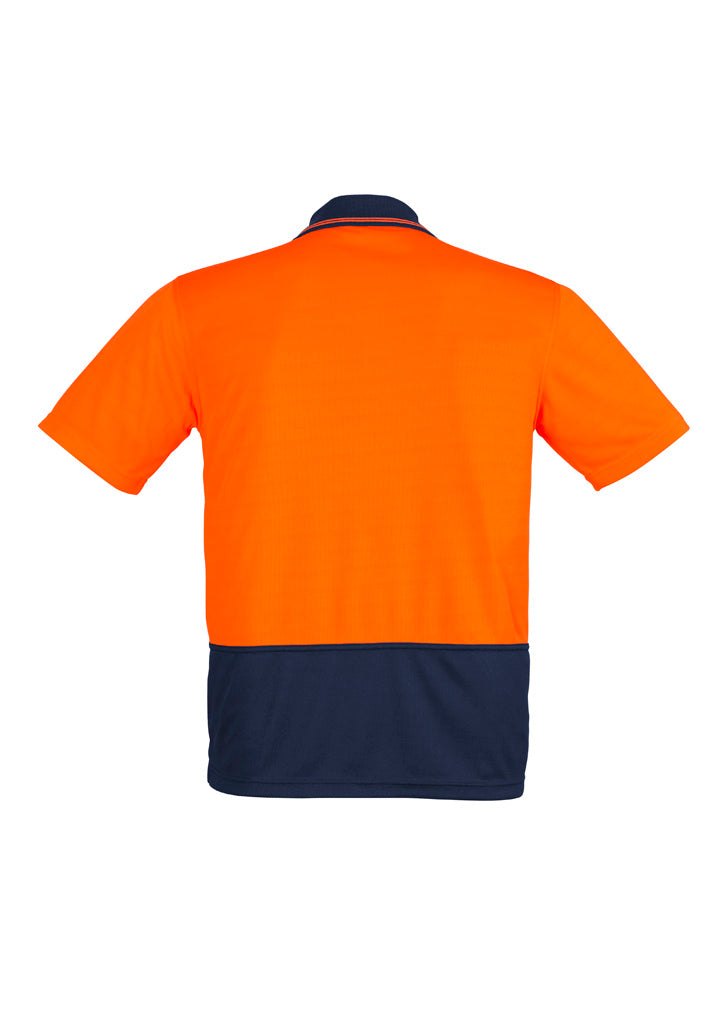 Mens Hi Vis Comfort Back Short Sleeve Polo ZH415