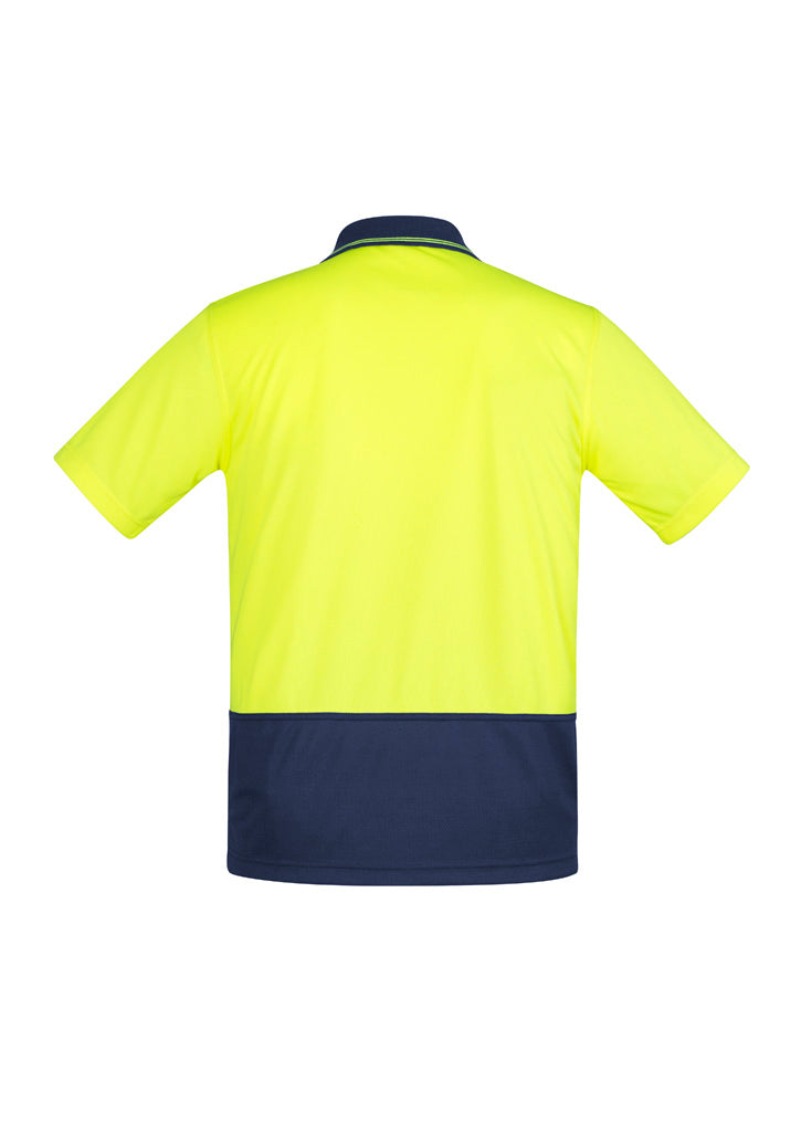 Mens Hi Vis Comfort Back Short Sleeve Polo ZH415