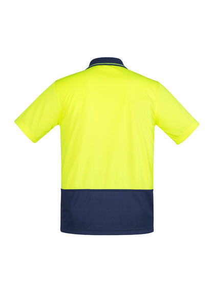 Mens Hi Vis Comfort Back Short Sleeve Polo ZH415
