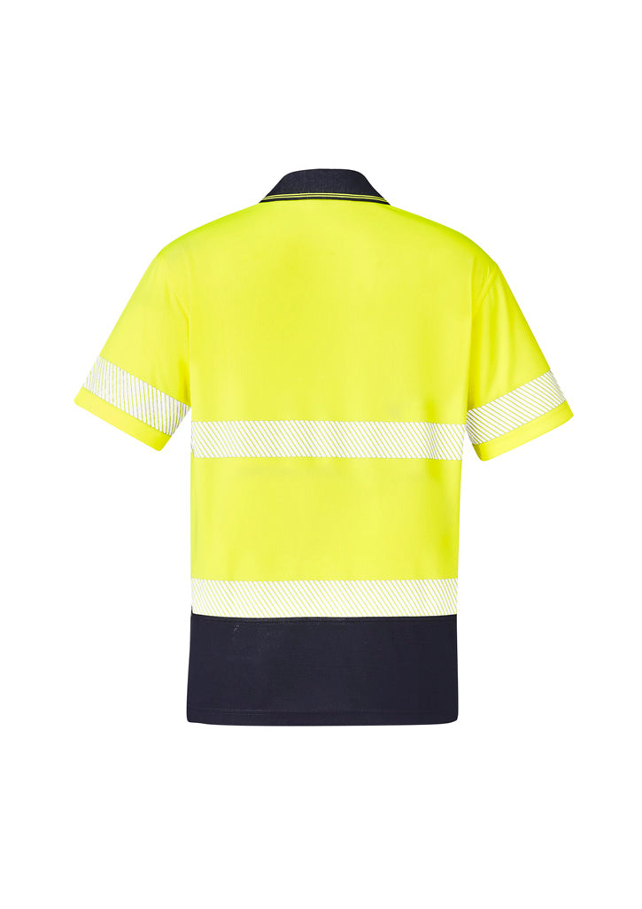 Unisex Hi Vis Segmented Tape Short Sleeve Polo ZH535