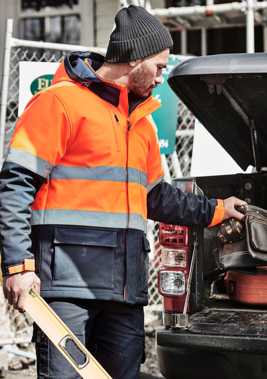 Unisex Hi Vis Antarctic Softshell Jacket ZJ553