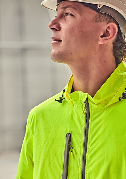 Unisex Super Light Segmented Tape Packable Rain Jacket ZJ560