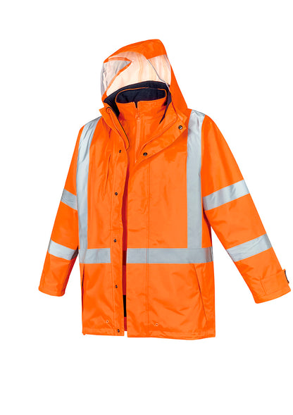 Mens Hi Vis X Back 4 In 1 Waterproof Jacket ZJ616