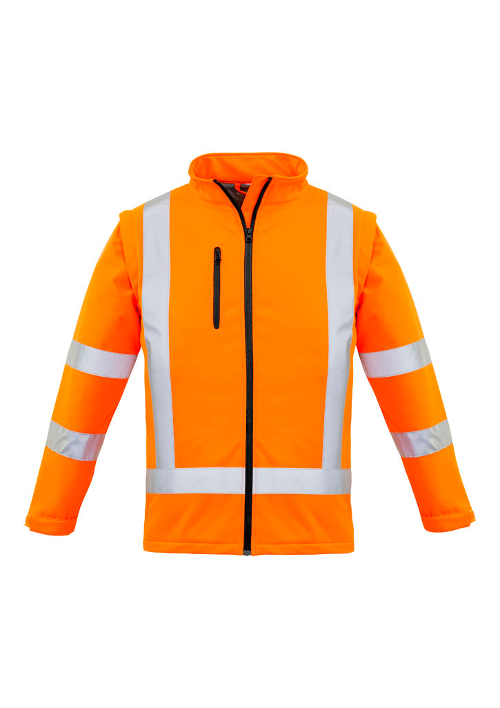 Womens Hi Vis NSW Rail X Back 2 In 1 Softshell Jacket ZJ770
