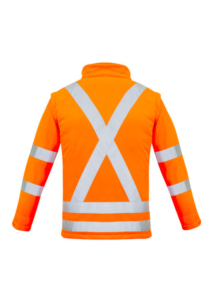 Womens Hi Vis NSW Rail X Back 2 In 1 Softshell Jacket ZJ770