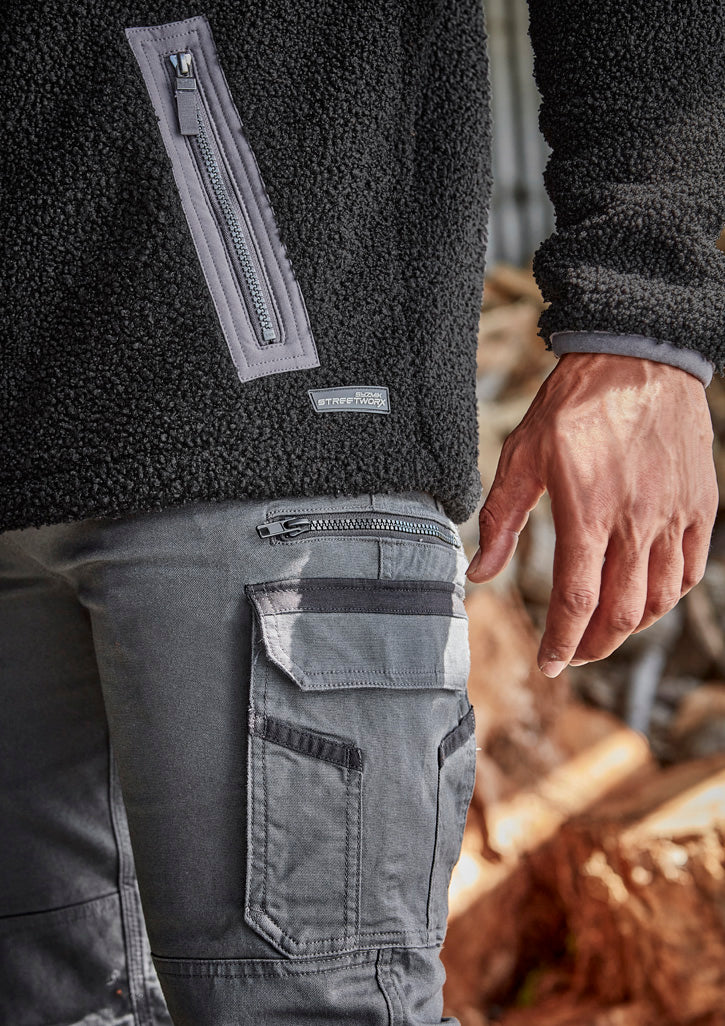 Unisex Streetworx Full Zip Sherpa Fleece ZT285
