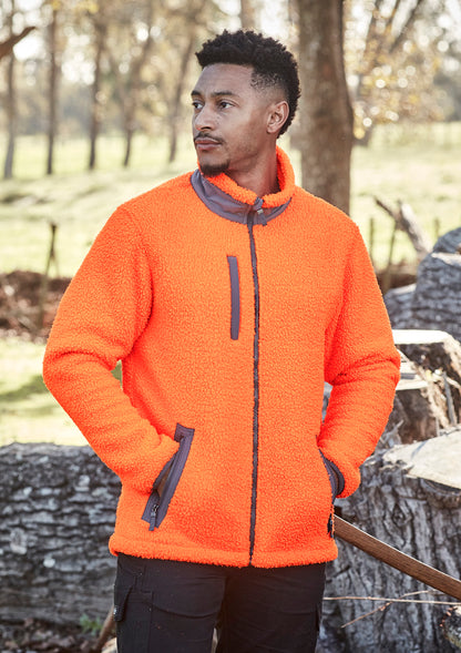 Unisex Streetworx Full Zip Sherpa Fleece ZT285