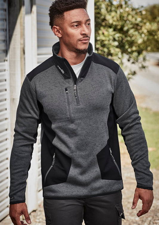 Unisex Streetworx Reinforced Knit 1/2 Zip Pullover ZT380
