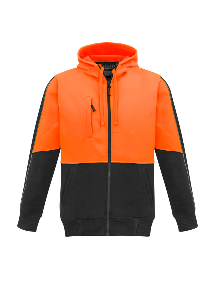 Unisex Hi Vis Full Zip Hoodie ZT485