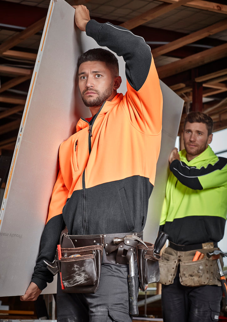 Unisex Hi Vis Full Zip Hoodie ZT485