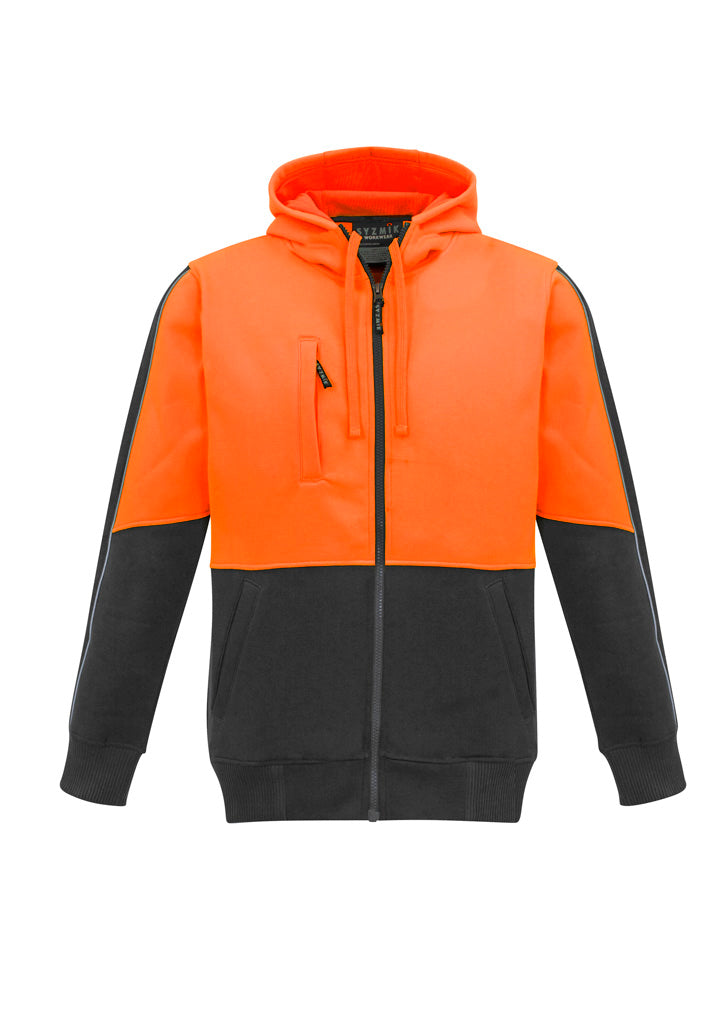 Unisex Hi Vis Full Zip Hoodie ZT485