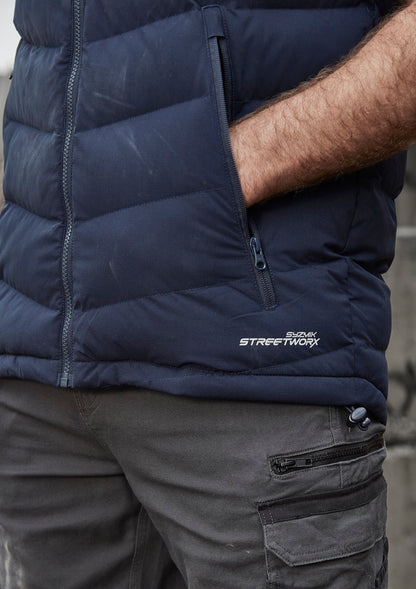 Unisex Streetworx Hooded Puffer Vest ZV245