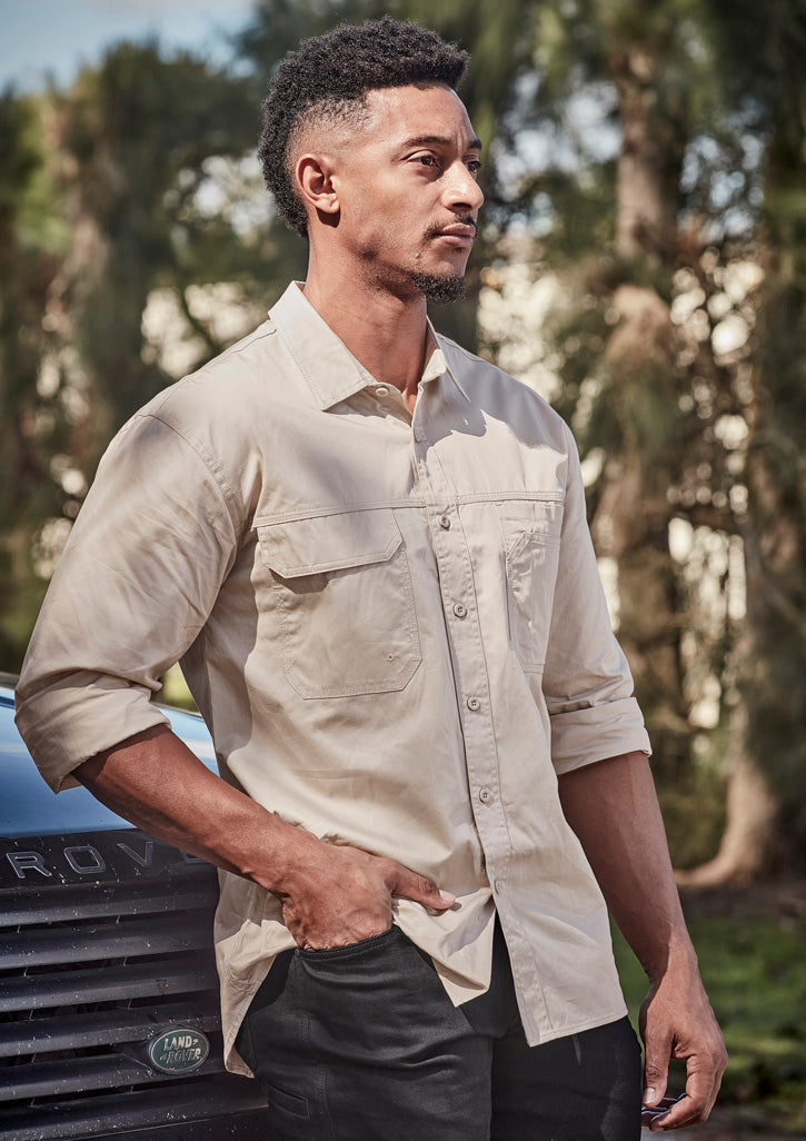 Mens Lightweight Tradie Long Sleeve Shirt ZW121