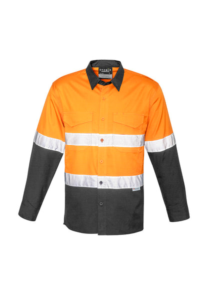 Mens Rugged Cooling Hi Vis Taped Long Sleeve Shirt ZW129