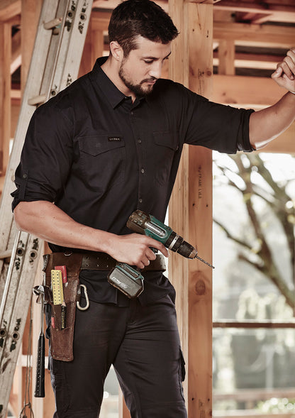 Mens Rugged Cooling Long Sleeve Shirt ZW400