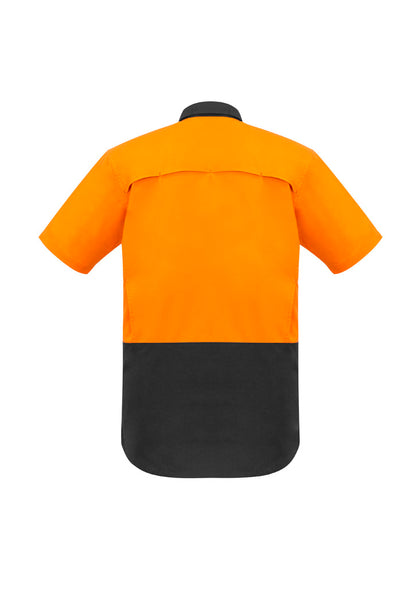 Mens Rugged Cooling Hi Vis Short Sleeve Shirt ZW815