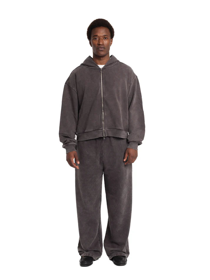 Colour Plane Acid Washed Zip-Up