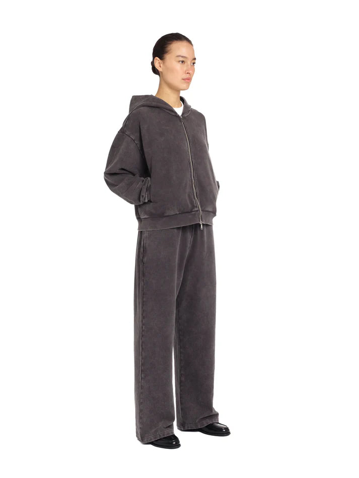 Colour Plane Acid Washed Zip-Up
